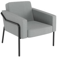 PAPERFLOW Fauteuil visiteur MEDSO KLASSIK L, tissu, bleu