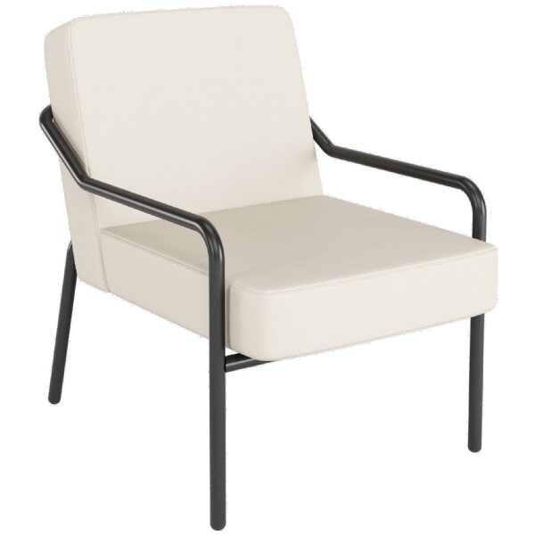 PAPERFLOW Fauteuil visiteur MEDSO KLASSIK M, simili-cuir