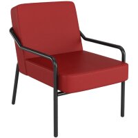 PAPERFLOW Fauteuil visiteur MEDSO KLASSIK M, simili-cuir