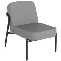 PAPERFLOW Fauteuil visiteur MEDSO RUND S, simili-cuir, crème