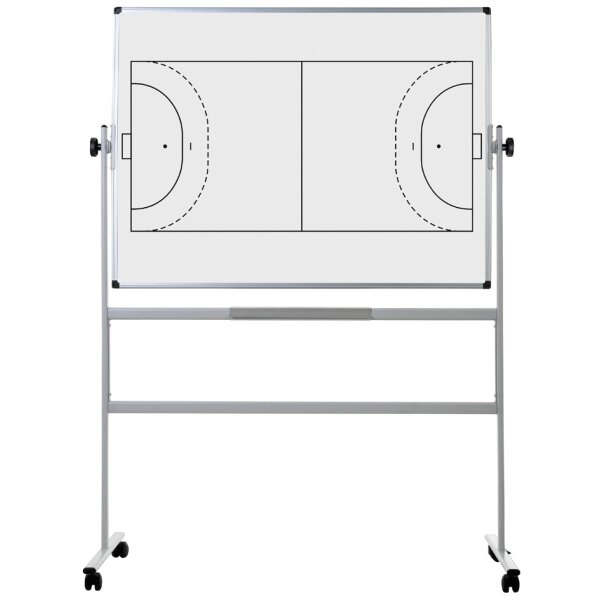 Bi-Office Tableau blanc mobile, handball, 1.200 x 900 mm