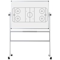 Bi-Office Tableau blanc mobile, hockey, 1.200 x 900 mm