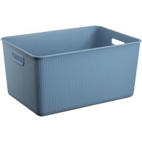 NHG Boîte de rangement AKITA STORAGE L, PP, bleu