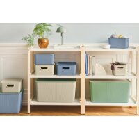 NHG Boîte de rangement AKITA STORAGE L, PP, bleu