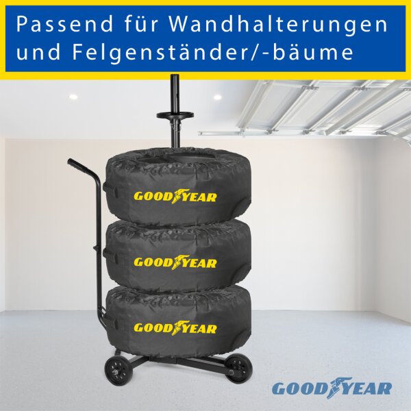 GOODYEAR Jeu de housses de protection pour pneus, 4 pièces