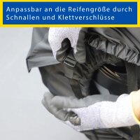 GOODYEAR Jeu de housses de protection pour pneus, 4 pièces