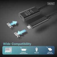 DIGITUS Câble de rallonge actif USB 3.2 Gen1, 5 m