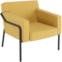 PAPERFLOW Fauteuil visiteur MEDSO T L, tissu, gris