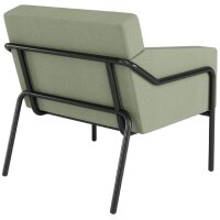 PAPERFLOW Fauteuil visiteur MEDSO T L, tissu, gris