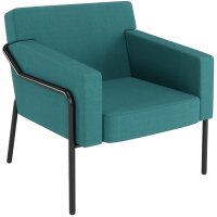 PAPERFLOW Fauteuil visiteur MEDSO T L, tissu, gris