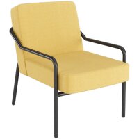 PAPERFLOW Fauteuil visiteur MEDSO KLASSIK M, tissu, jaune