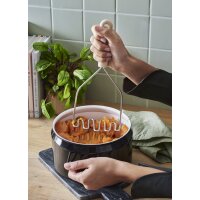 GastroMax Kartoffelstampfer BIO, 280 mm, Edelstahl creme