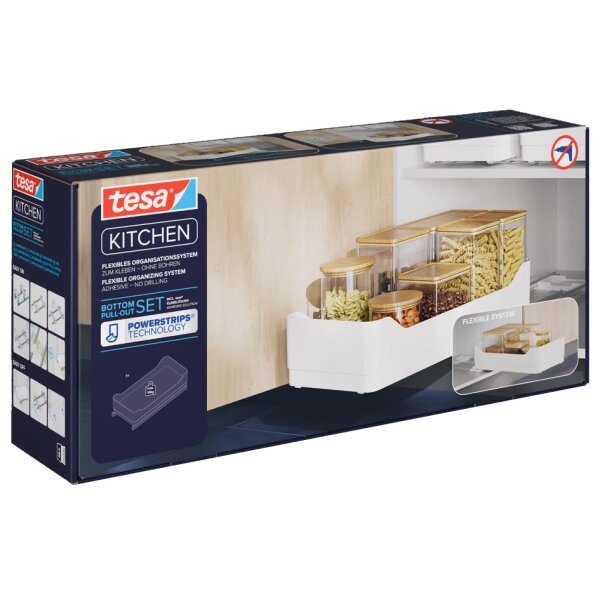 tesa KITCHEN Tiroir BOTTOM PULL-OUT, blanc