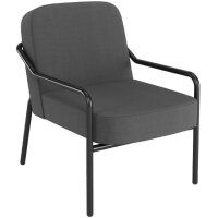 PAPERFLOW Fauteuil visiteur MEDSO RUND M, tissu, jaune