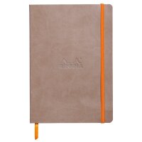 RHODIA Carnet souple RHODIARAMA, A5, quadrillé, taupe