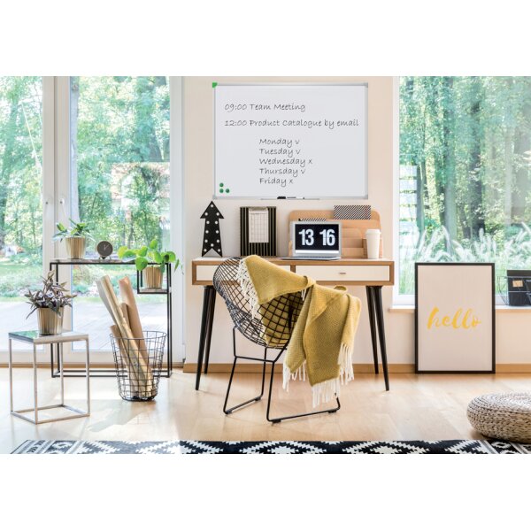 FRANKEN Tableau blanc magnétique U-Act! Line, laqué