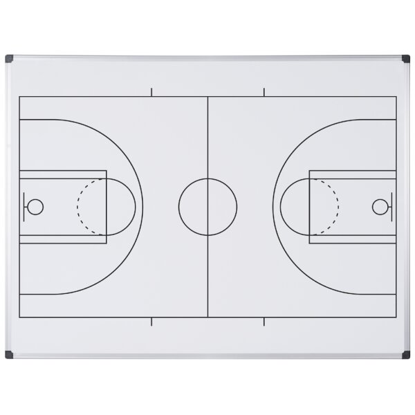 Bi-Office Tableau blanc mural terrain de handball, A3