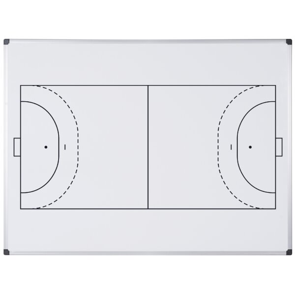 Bi-Office Tableau blanc mural terrain de handball, 600x450mm