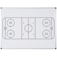 Bi-Office Tableau blanc mural terrain de handball, A4