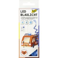 folia LED-Blaulicht, 10 Stück inkl. Batterien