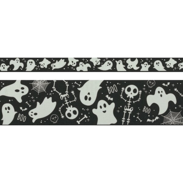 HEYDA Ruban adhésif décoratif Glow in the dark, présentoir