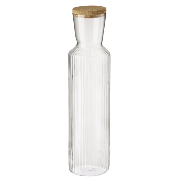 APS Carafe en verre LINES, 1,0 litre, transparent