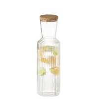 APS Carafe en verre LINES, 1,0 litre, transparent