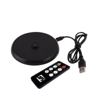 APS Lampe de bureau rechargeable à LED ANTON, noir