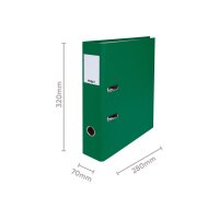 BIELLA Classeur Plasticolor 7cm 10740730U vert A4