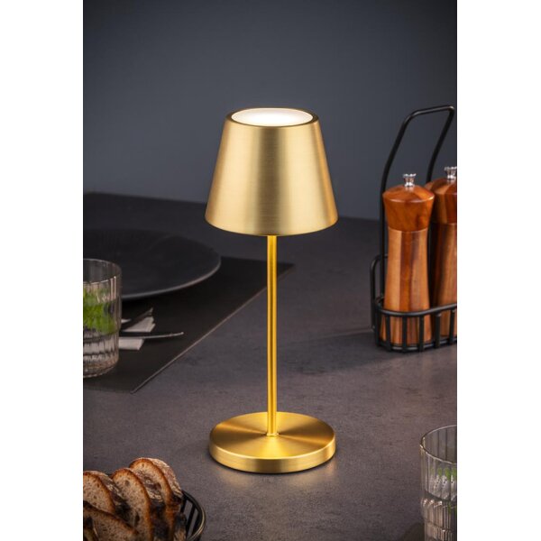 APS Lampe de bureau rechargeable à LED MERLE, rouille