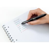 PILOT Stylo roller FRIXION 4 COLORS, noir