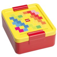 LEGO Brotdose LUNCH BOX BRICK PATTERN, gelb