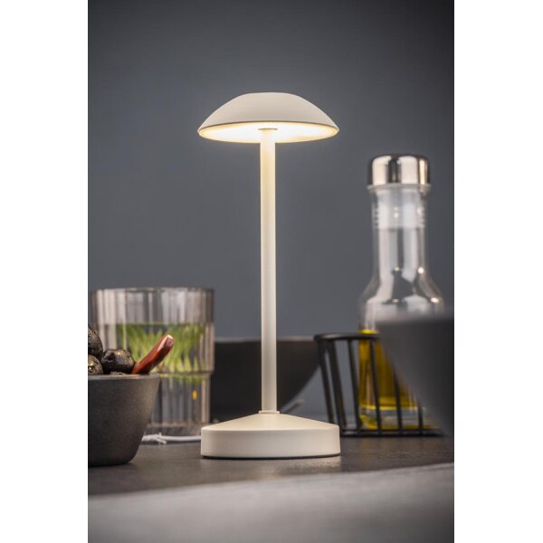 APS Lampe de bureau rechargeable à LED ALVA, noir