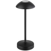 APS Lampe de bureau rechargeable à LED ALVA, noir