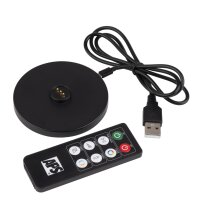 APS Lampe de bureau rechargeable à LED ALVA, noir