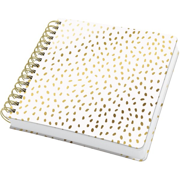 sigel Carnet &agrave; spirale Jolie Inspire Square Golden Rain
