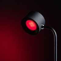 APS Tête de lampe VALUMO, incl. station de charge, noir