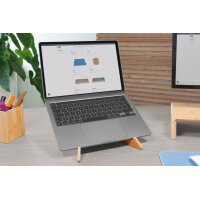 sigel Notebook-Ständer Eyestyle, aus Bambus