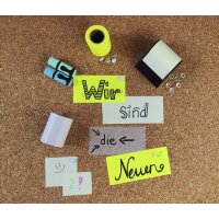 RNK Verlag Rouleau de notes adhésives, jaune pastel