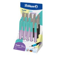Pelikan Twist Stylo plume Color Blocking, présentoir