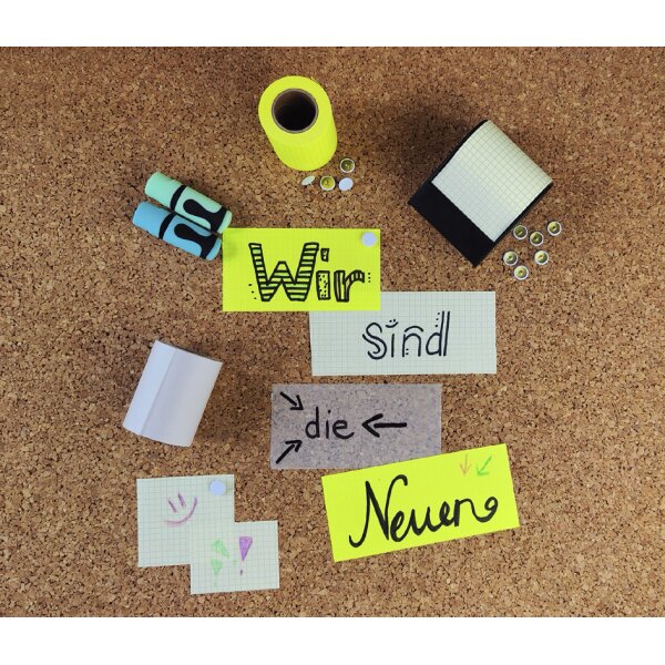 RNK Verlag Rouleau de notes adhésives, jaune brillant