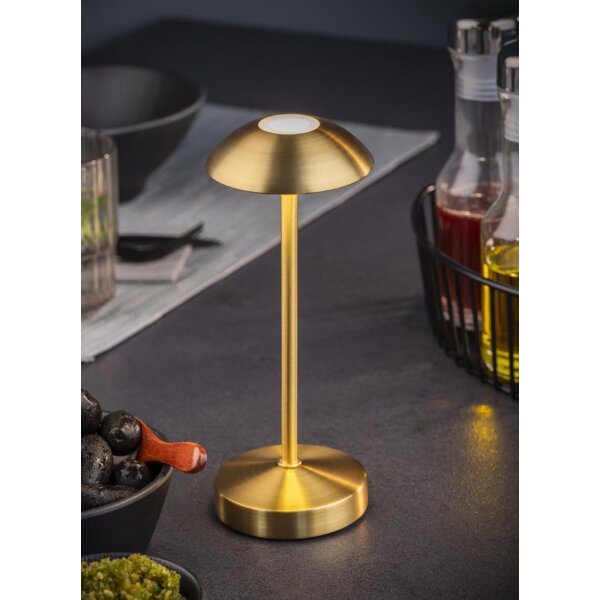 APS Lampe de bureau rechargeable à LED ALVA, blanc