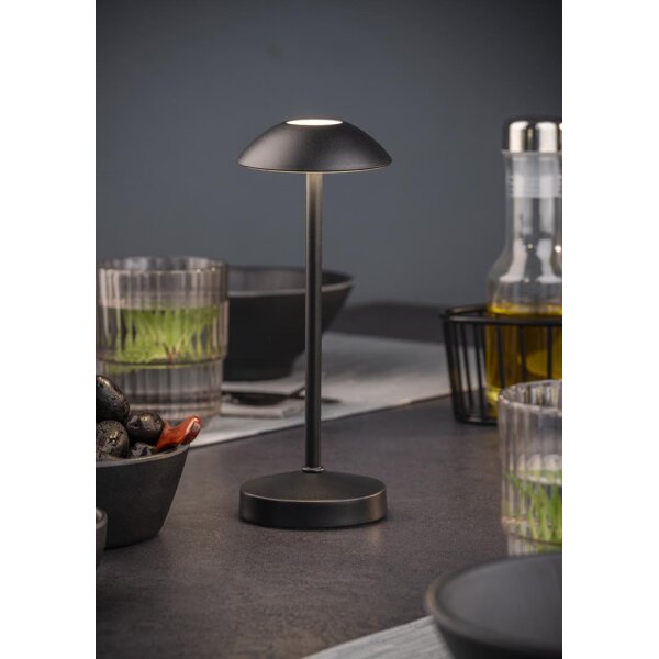 APS Lampe de bureau rechargeable à LED ALVA, blanc