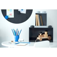 LEGO Bausteinregal-Set BRICK SHELF, 2-teilig, grau