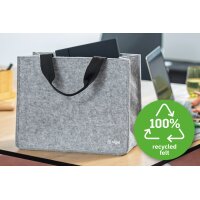 sigel Business-Filztasche Desk Sharing Bag Basic M, hellgrau