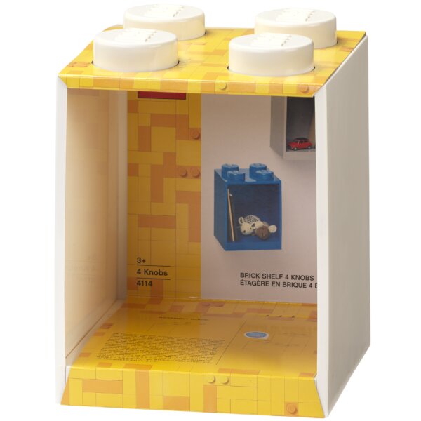 LEGO Étagère en forme de brique BRICK SHELF 4, noir