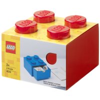 LEGO Schubladenbox DESK DRAWER 4, 1 Schub, rot