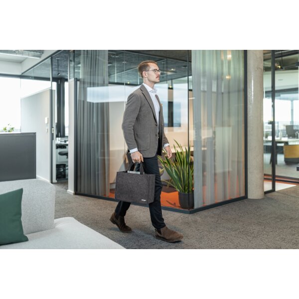 sigel Business-Filztasche Desk Sharing Bag Basic M, grau