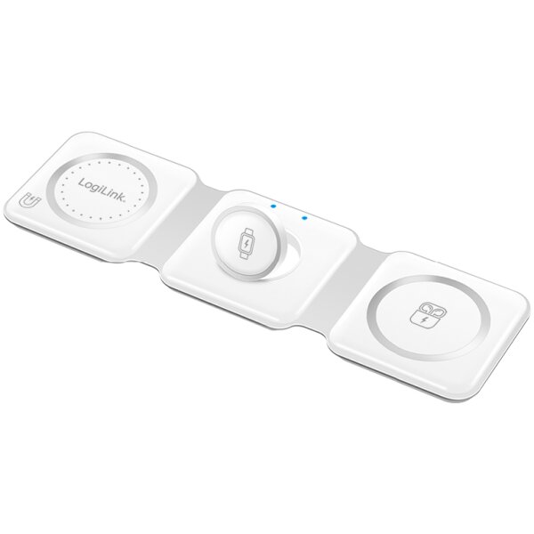 LogiLink Station de charge pour iPhone/Apple Watch/AirPods