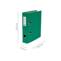 BIELLA Classeur Plasticolor 4cm 10750430U vert A5